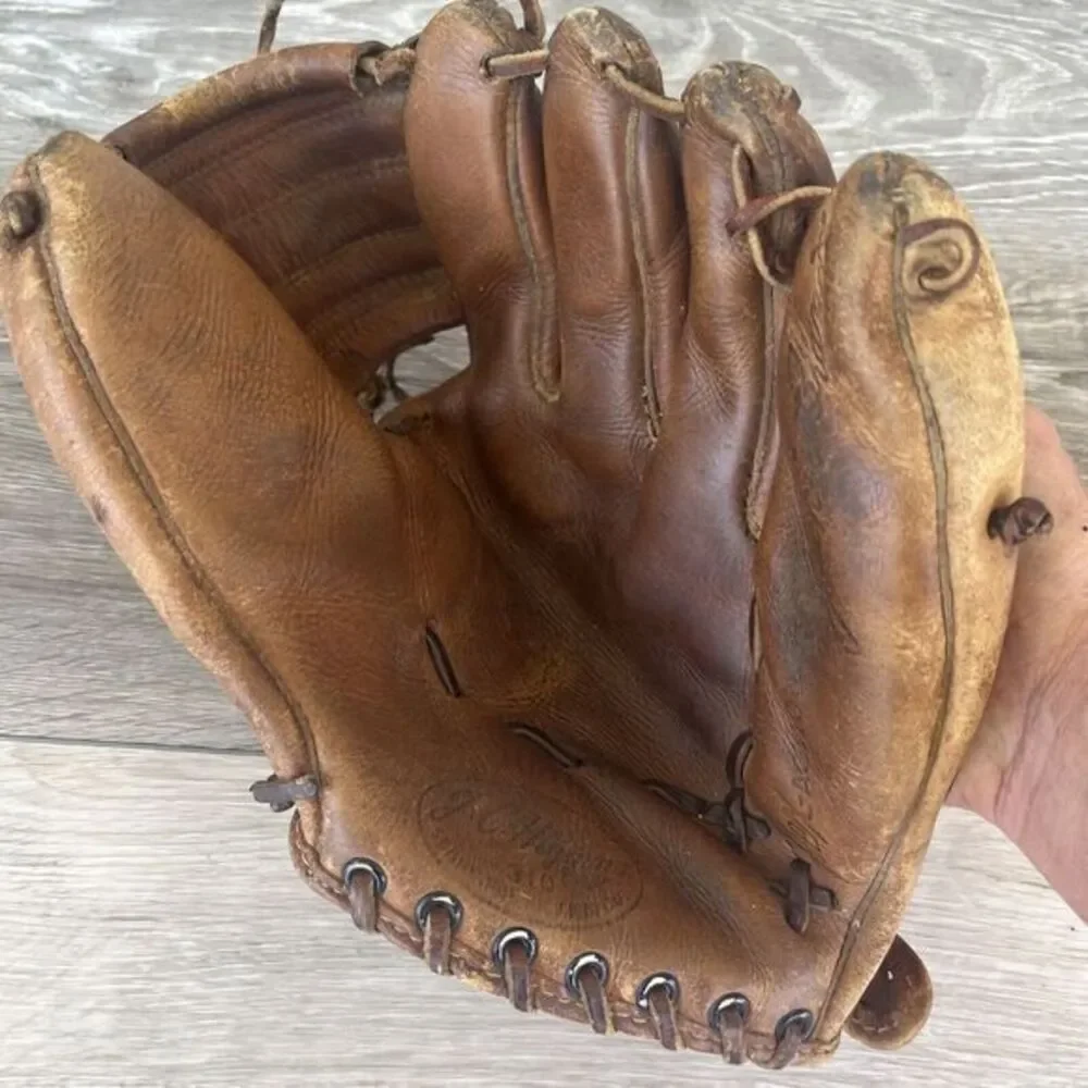 Vintage 1950s All-Star Jackie Brandt JC Higgins 1637 Rare Baseball Glove Mitt